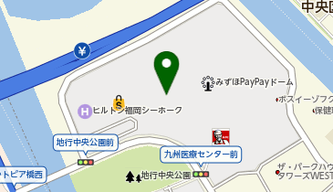 セブン銀行 みずほPayPayドーム福岡 共同出張所の地図画像