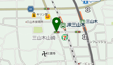 セブンイレブン 京田辺三山木店の地図画像