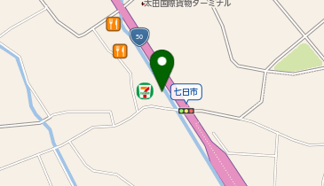 セブンイレブン 太田市七日市店の地図画像