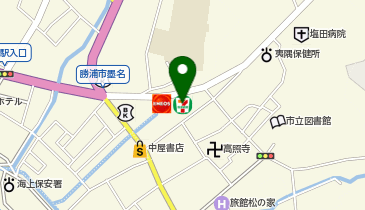 セブンイレブン 勝浦上町店の地図画像