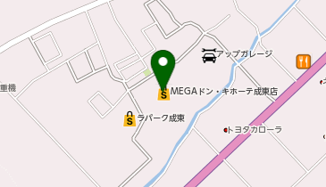 セブン銀行 MEGAドン・キホーテ成東店 共同出張所の地図画像