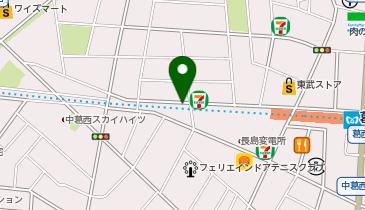 セブンイレブン 江戸川葛西駅西店の地図画像