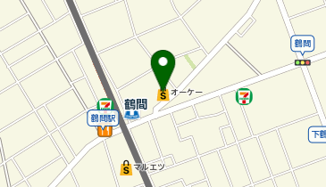 セブン銀行 オーケー大和鶴間店 共同出張所の地図画像