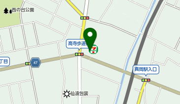 セブンイレブン 真岡並木店の地図画像