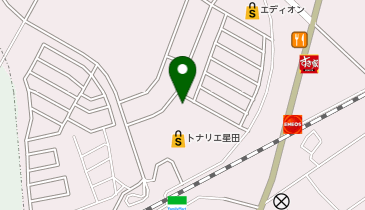 セブン銀行 トナリエ星田 共同出張所の地図画像