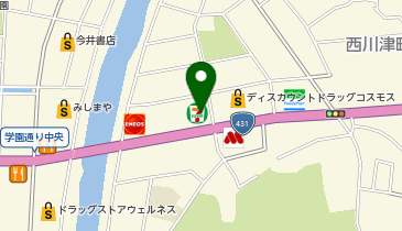 セブンイレブン 松江西川津東店の地図画像