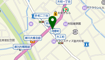 セブンイレブン 金沢片町中央店の地図画像
