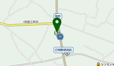 セブンイレブン 南アルプス白根店の地図画像