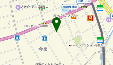 セブンイレブン 福岡今泉1丁目店の地図画像