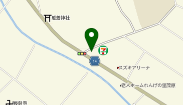 セブンイレブン 茂原押日店の地図画像