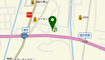 セブンイレブン 七尾国分町店の地図画像