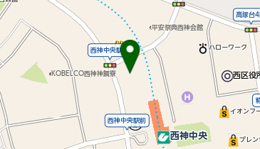 セブンイレブン 西神中央駅北店の地図画像