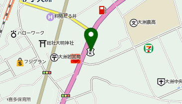 セブン銀行 愛媛銀行 大洲支店 共同出張所の地図画像