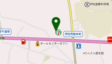 セブンイレブン 宇佐四日市店の地図画像