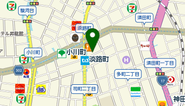 セブンイレブン 神田須田町1丁目店の地図画像