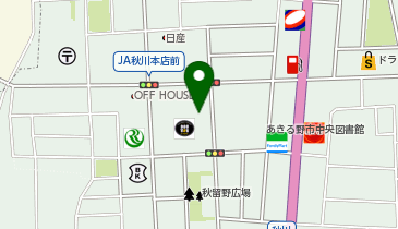 セブン銀行 あきるのプレイス 共同出張所の地図画像