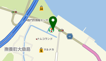 セブンイレブン 鳴門大桑島店の地図画像