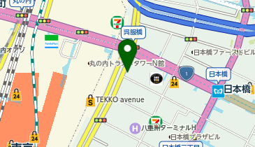 セブンイレブン 八重洲1丁目店の地図画像