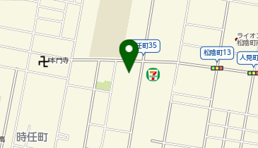 セブンイレブン 函館時任駒場通店の地図画像