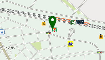 セブンイレブン 八幡陣原店の地図画像