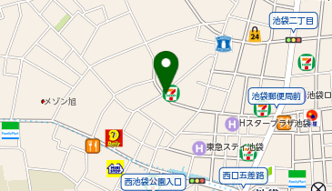 セブンイレブン 池袋2丁目トキワ通り店の地図画像
