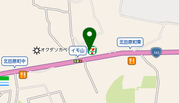 セブンイレブン 生駒北田原町店の地図画像