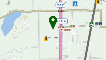 セブン銀行 オークワ 富田林旭ヶ丘店 共同出張所の地図画像