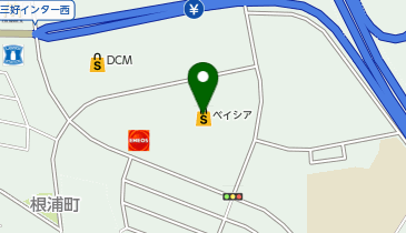 セブン銀行 ベイシア三好店 共同出張所の地図画像