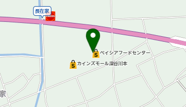 セブン銀行 ベイシア深谷川本店 共同出張所の地図画像