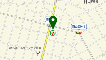 セブンイレブン 扶桑南山名店の地図画像