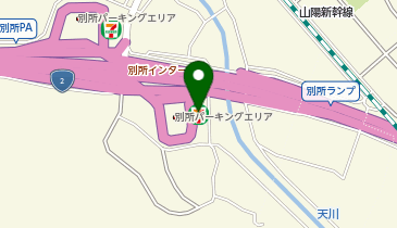セブンイレブン 姫路バイパス別所PA下り店の地図画像