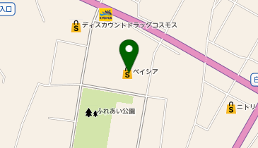 セブン銀行 ベイシア渋川こもち店 共同出張所の地図画像