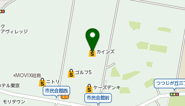 セブン銀行 カインズ昭島店 共同出張所の地図画像