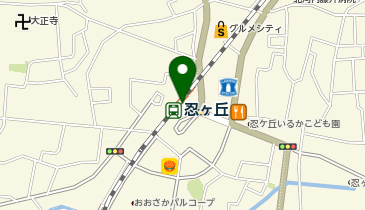 セブンイレブン ハートインJR忍ヶ丘駅改札口店の地図画像