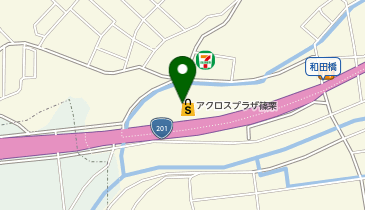 セブン銀行 トライアルスマートアクロスプラザ篠栗店 共同出張所の地図画像