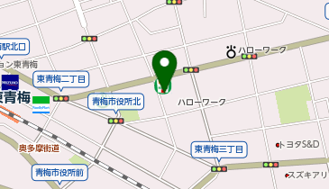 セブンイレブン 青梅東青梅3丁目店の地図画像