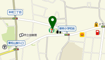 セブンイレブン 東松山松本町店の地図画像