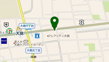 セブンイレブン 大島中の橋南店の地図画像