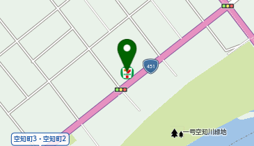 セブンイレブン 滝川滝新通り店の地図画像