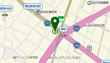 セブンイレブン 世田谷瀬田4丁目店の地図画像