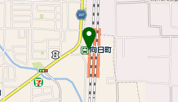 セブンイレブン ハートインJR向日町駅改札口店の地図画像