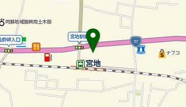 セブンイレブン 阿蘇宮地駅前店の地図画像