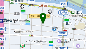 セブンイレブン 大阪今橋2丁目店の地図画像