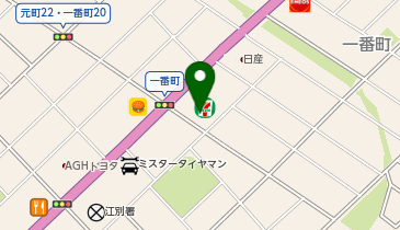 セブンイレブン 江別一番町店の地図画像