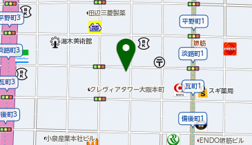 セブンイレブン 大阪淡路町2丁目店の地図画像