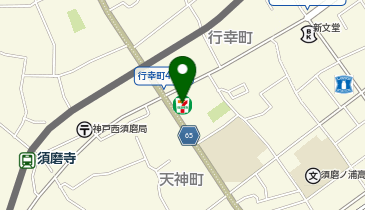 セブンイレブン 神戸須磨行幸町店の地図画像