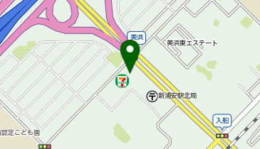 セブンイレブン 浦安美浜店の地図画像