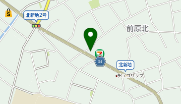 セブンイレブン 前原北新地店の地図画像