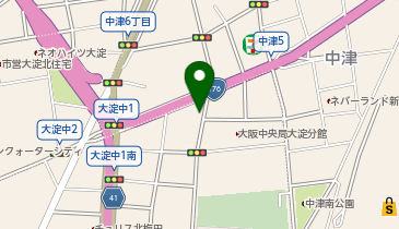 セブンイレブン 大阪大淀中1丁目店の地図画像