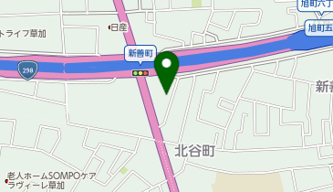 セブンイレブン 草加新善町店の地図画像